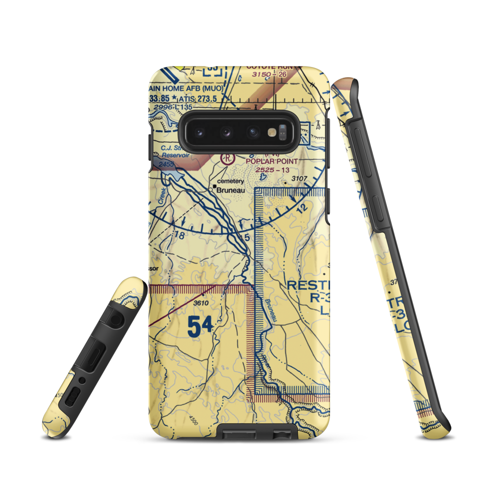 Owen Ranches Inc Airport (ID39) VFR Sectional Samsung Phone Case Samsung Galaxy S10 model shown