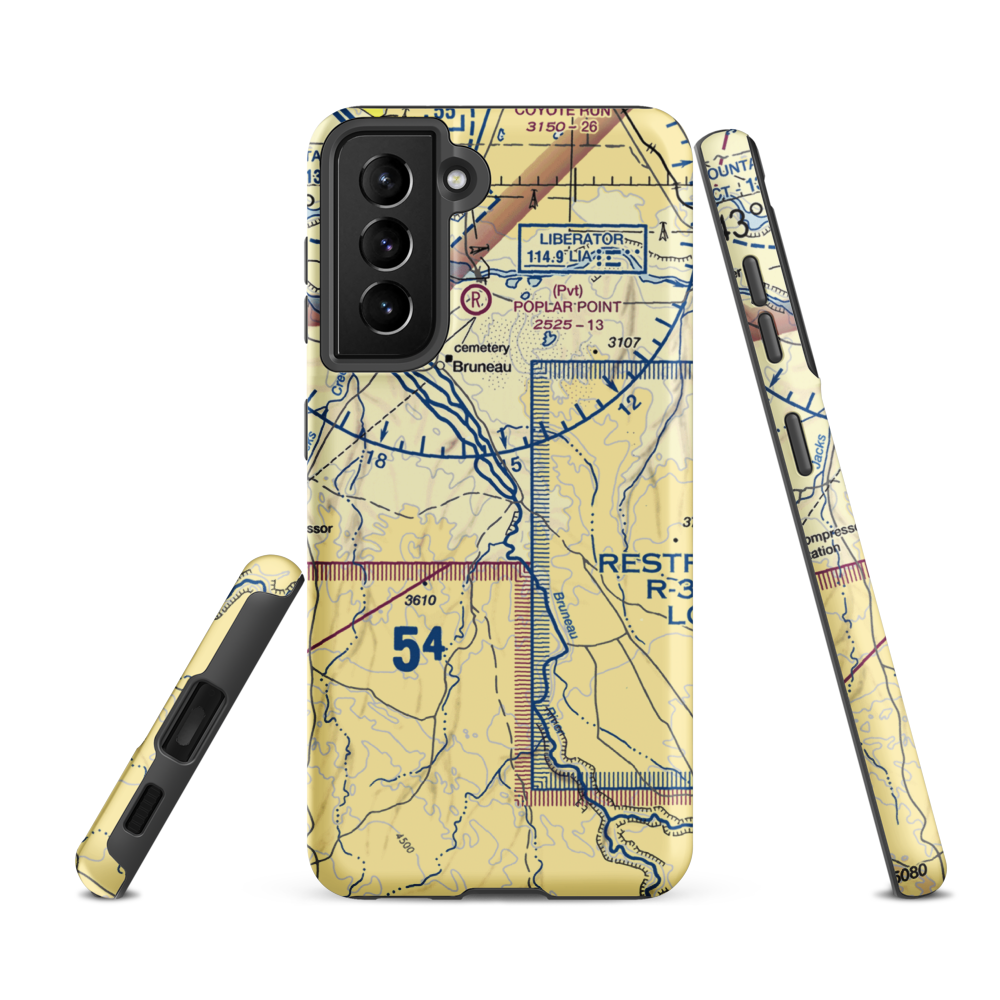 Owen Ranches Inc Airport (ID39) VFR Sectional Samsung Phone Case Samsung Galaxy S21 Ultra model shown