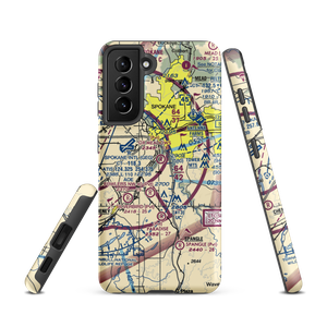 Ox Meadows Airport (04WA) VFR Sectional Samsung Phone Case