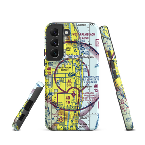 Palm Beach International Airport (PBI) VFR Sectional Samsung Phone Case