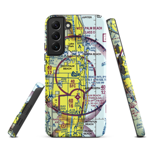 Palm Beach International Airport (PBI) VFR Sectional Samsung Phone Case