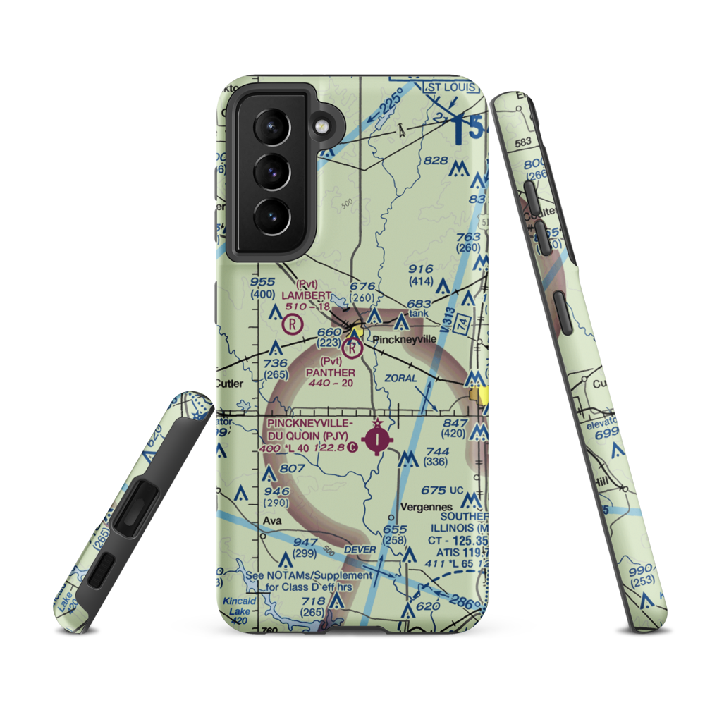 Panther Field (5IL2) VFR Sectional Samsung Phone Case Samsung Galaxy S21 Ultra model shown
