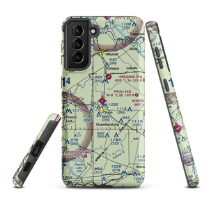 Paoli Municipal Airport (I42) VFR Sectional Samsung Phone Case