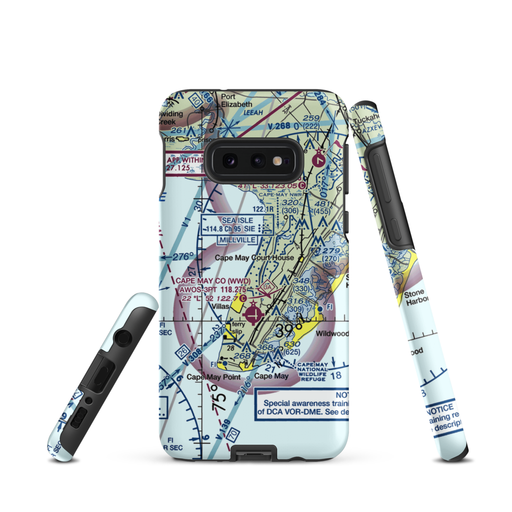 Paramount Air Airport (JY04) VFR Sectional Samsung Phone Case Samsung Galaxy S10 Plus model shown