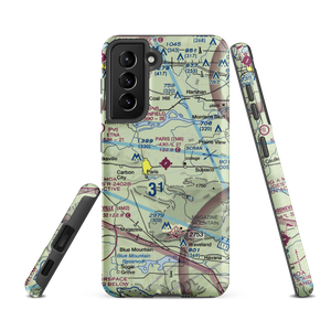 Paris Municipal Airport (7M6) VFR Sectional Samsung Phone Case