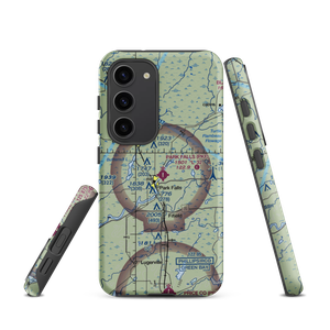 Park Falls Municipal Airport (PKF) VFR Sectional Samsung Phone Case