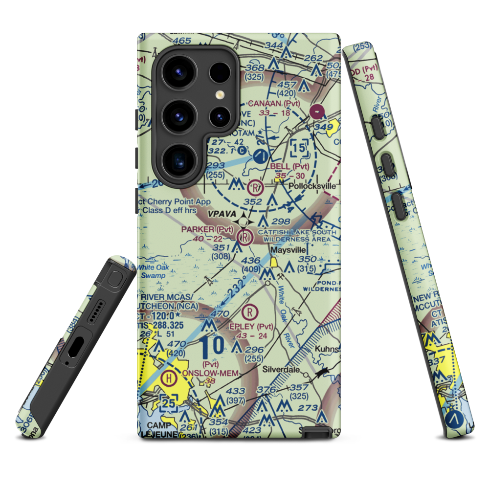 Parker Field (8NC7) VFR Sectional Samsung Phone Case Samsung Galaxy S24 Ultra model shown