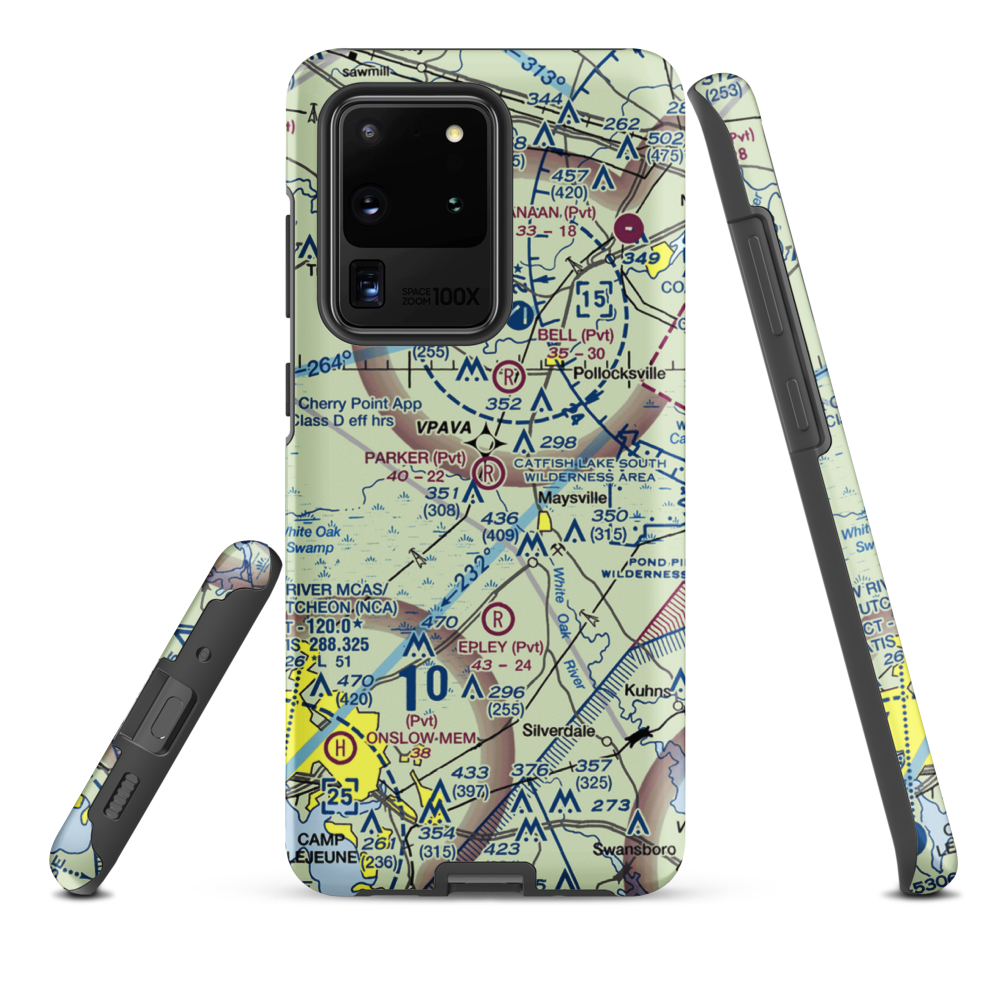 Parker Field (8NC7) VFR Sectional Samsung Phone Case Samsung Galaxy S20 Ultra model shown