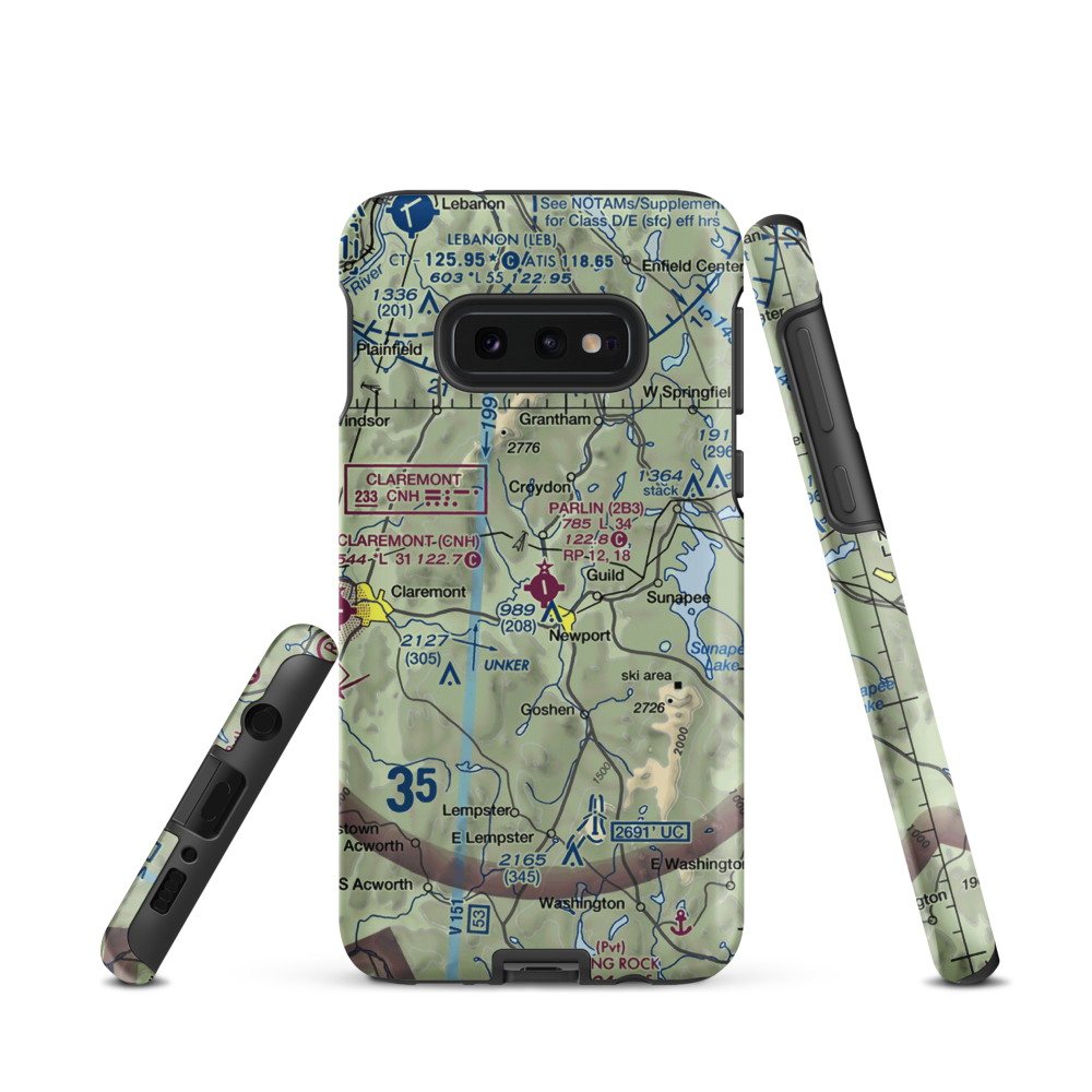 Parlin Field (2B3) VFR Sectional Samsung Phone Case Samsung Galaxy S10e model shown