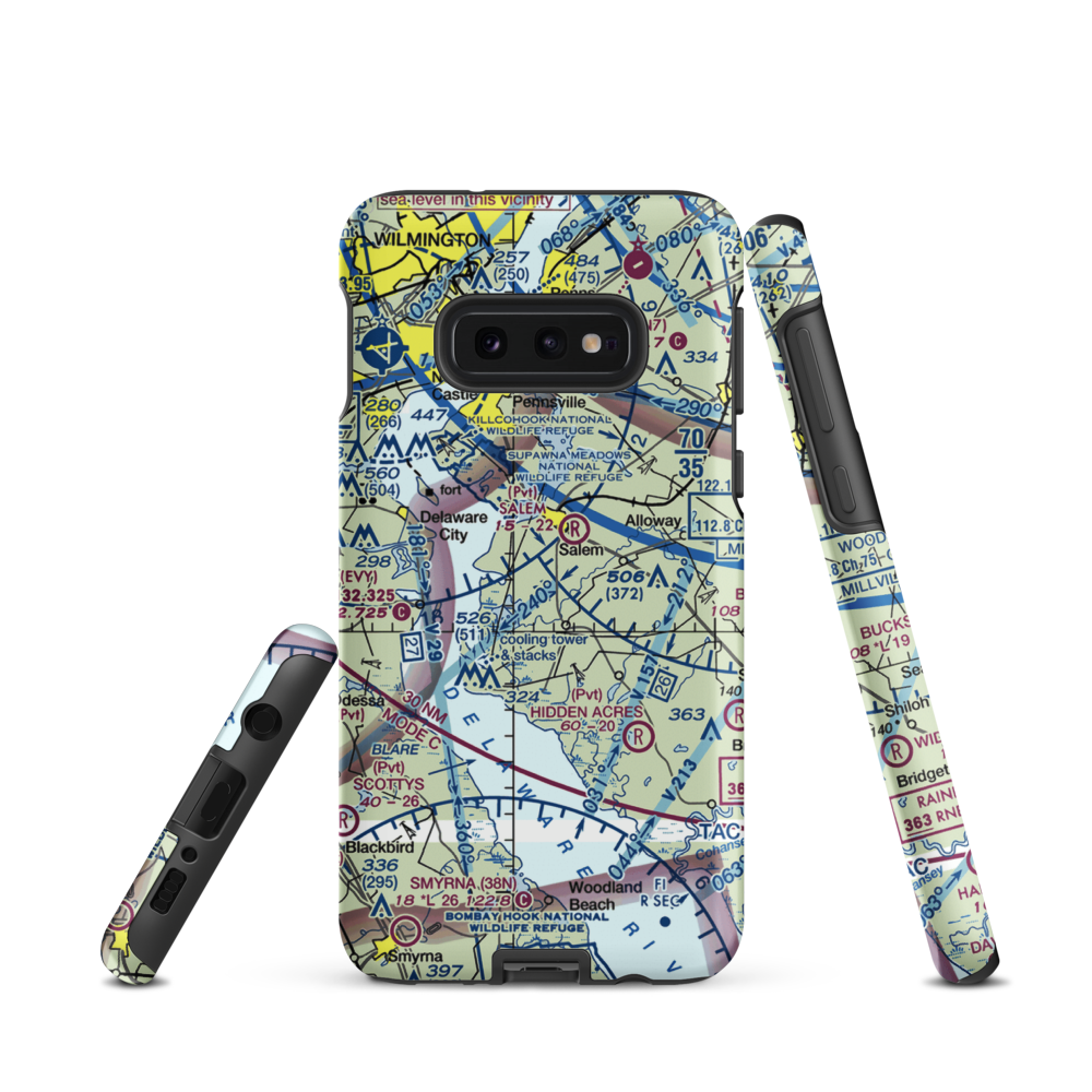 Paruszewski Farm Strip (NJ30) VFR Sectional Samsung Phone Case Samsung Galaxy S10 Plus model shown