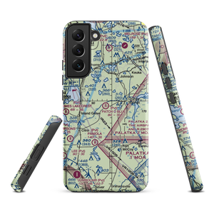 Patch O Blue Airport (FD02) VFR Sectional Samsung Phone Case