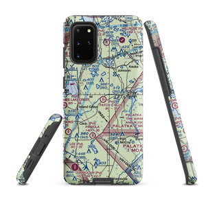 Patch O Blue Airport (FD02) VFR Sectional Samsung Phone Case