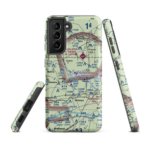 Patoka Reservoir Landing Area Seaplane Base (06I) VFR Sectional Samsung Phone Case