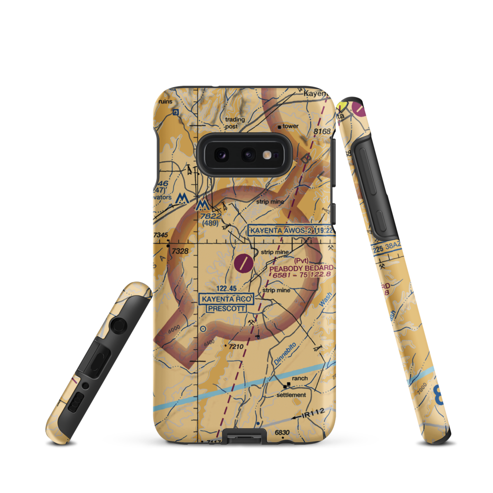 Peabody Bedard Field (38AZ) VFR Sectional Samsung Phone Case Samsung Galaxy S10 Plus model shown
