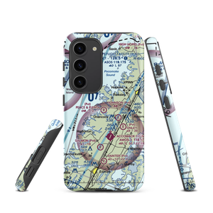 Peace and Plenty Farm Airport (VA92) VFR Sectional Samsung Phone Case