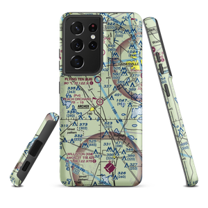 Peach Orchard Airport (FL66) VFR Sectional Samsung Phone Case