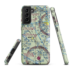 Peach Orchard Airport (FL66) VFR Sectional Samsung Phone Case