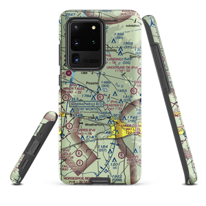 Peaster 01 Airport (XS53) VFR Sectional Samsung Phone Case