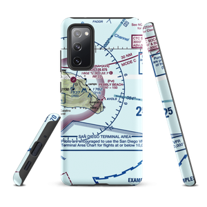 Pebbly Beach Seaplane Base Helipad (L11) VFR Sectional Samsung Phone Case