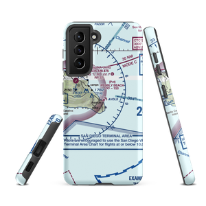 Pebbly Beach Seaplane Base Helipad (L11) VFR Sectional Samsung Phone Case