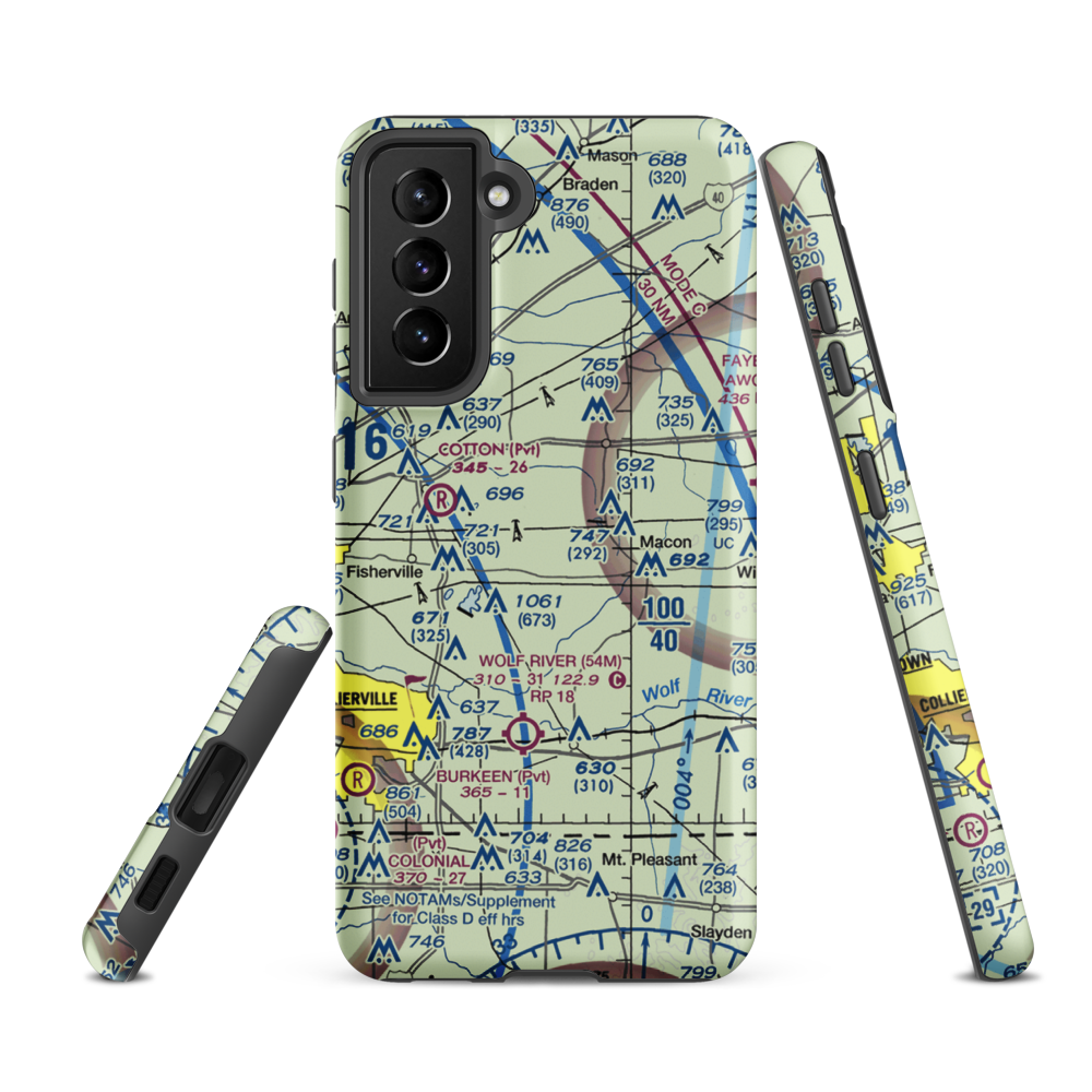 Pegasus Field (7TN4) VFR Sectional Samsung Phone Case Samsung Galaxy S21 FE model shown