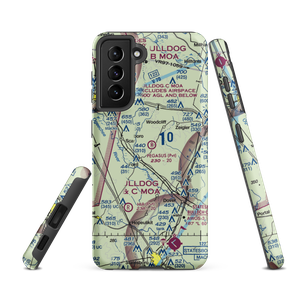 Pegasus Ranch Airport (0GE9) VFR Sectional Samsung Phone Case