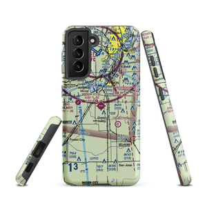 Pekin Municipal Airport (C15) VFR Sectional Samsung Phone Case