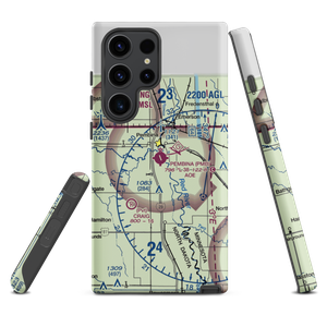 Pembina Municipal Airport (PMB) VFR Sectional Samsung Phone Case