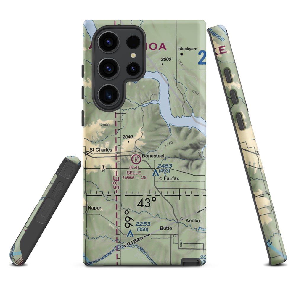 Pepper Port Airport (2SD2) VFR Sectional Samsung Phone Case Samsung Galaxy S23 Ultra model shown