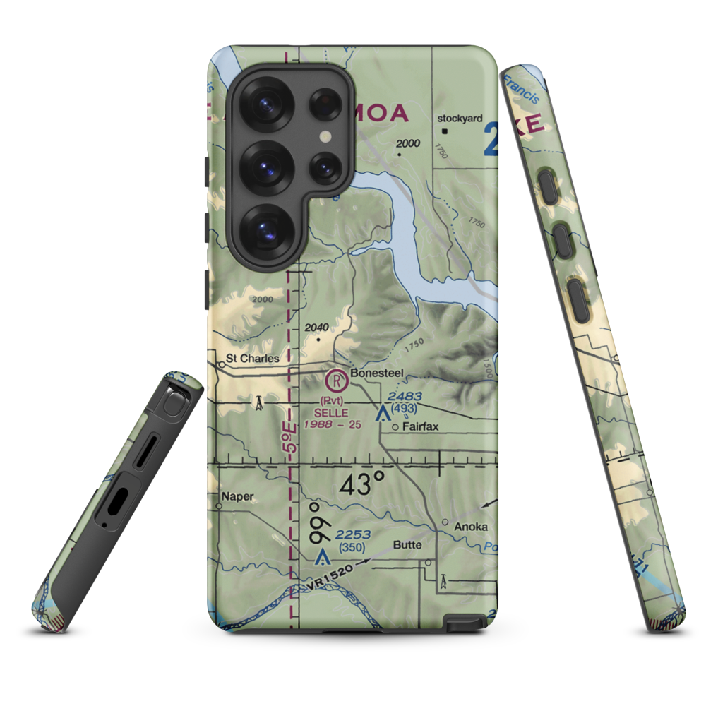 Pepper Port Airport (2SD2) VFR Sectional Samsung Phone Case Samsung Galaxy S25 Ultra model shown