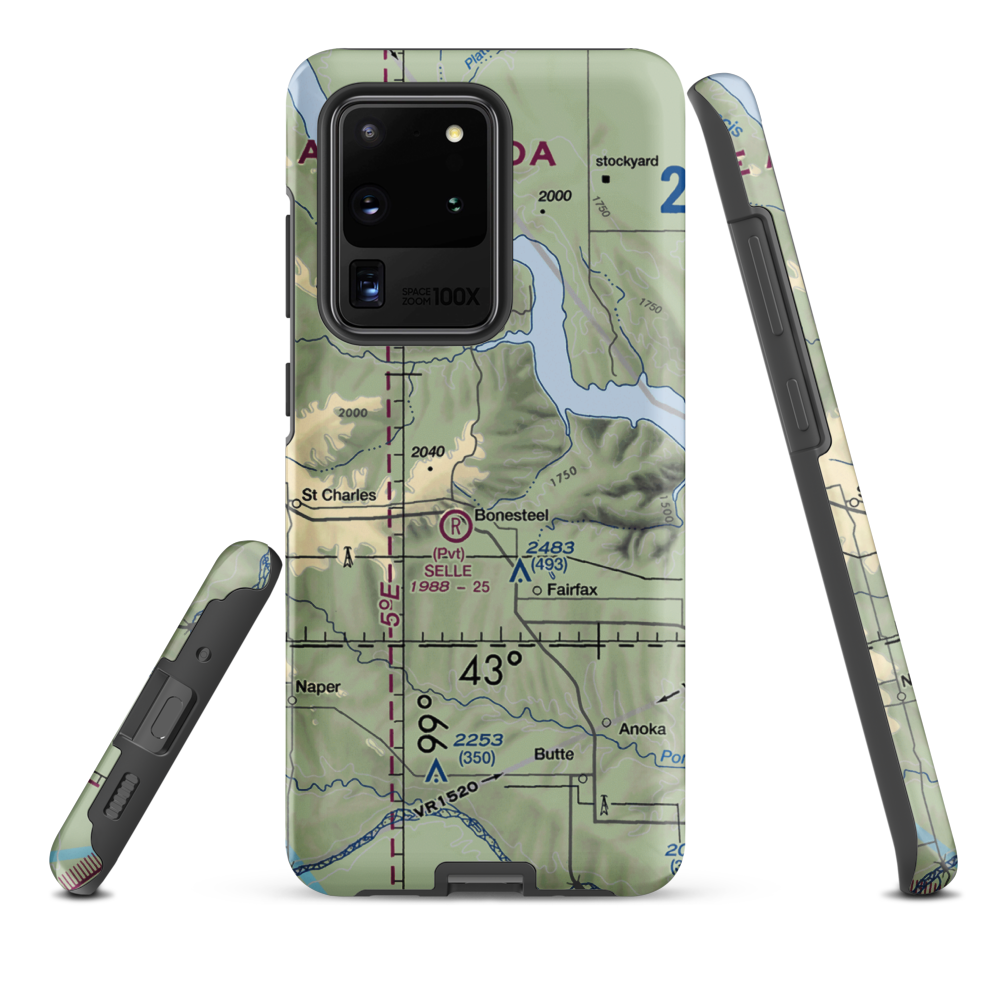 Pepper Port Airport (2SD2) VFR Sectional Samsung Phone Case Samsung Galaxy S20 Ultra model shown