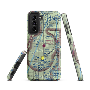 Perry Municipal Airport (F22) VFR Sectional Samsung Phone Case