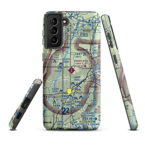 Perry Municipal Airport (F22) VFR Sectional Samsung Phone Case
