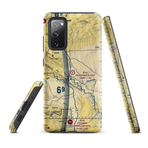 Persimmon Gap Ranch Airport (TA64) VFR Sectional Samsung Phone Case