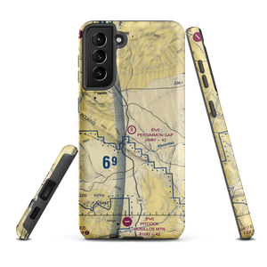 Persimmon Gap Ranch Airport (TA64) VFR Sectional Samsung Phone Case