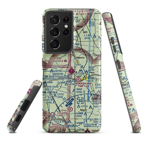 Peru Municipal Airport (I76) VFR Sectional Samsung Phone Case