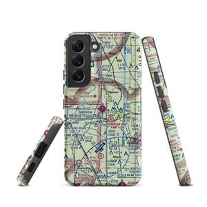 Peru Municipal Airport (I76) VFR Sectional Samsung Phone Case