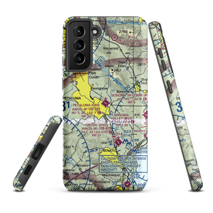 Petaluma Municipal Airport (O69) VFR Sectional Samsung Phone Case