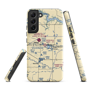 Pete's Port Airport (55ND) VFR Sectional Samsung Phone Case