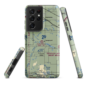 Pete's Tractor Salvage Airport (ND75) VFR Sectional Samsung Phone Case