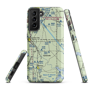 Peter Creek Ranch Airport (LA58) VFR Sectional Samsung Phone Case