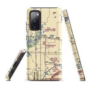 Peterson Airport (ND86) VFR Sectional Samsung Phone Case