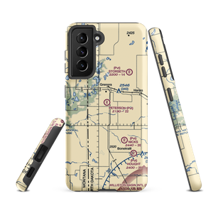 Peterson Airport (ND86) VFR Sectional Samsung Phone Case