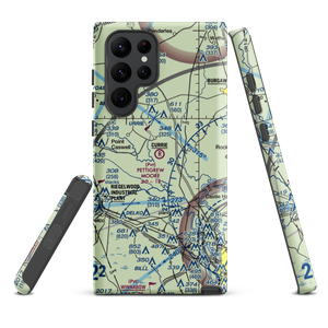 Pettigrew Moore Aerodrome (33NC) VFR Sectional Samsung Phone Case