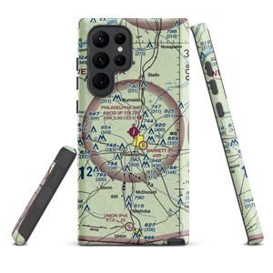 Philadelphia Municipal Airport (MPE) VFR Sectional Samsung Phone Case