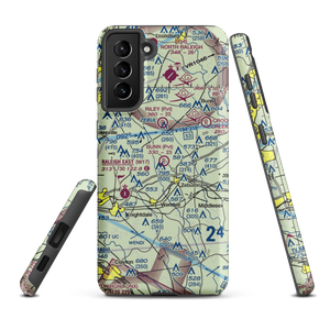 Phillip R Bunn Airport (51NC) VFR Sectional Samsung Phone Case