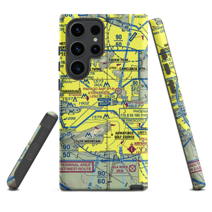 Phoenix Sky Harbor International Airport (PHX) VFR Sectional Samsung Phone Case