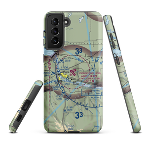 Pierre Regional Airport (PIR) VFR Sectional Samsung Phone Case