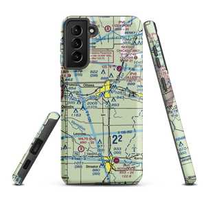 Pike's Airport (22LL) VFR Sectional Samsung Phone Case
