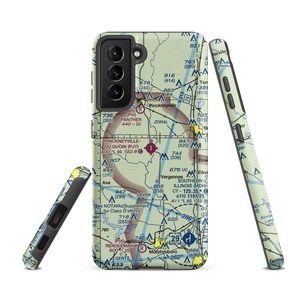 Pinckneyville Du Quoin Airport (PJY) VFR Sectional Samsung Phone Case